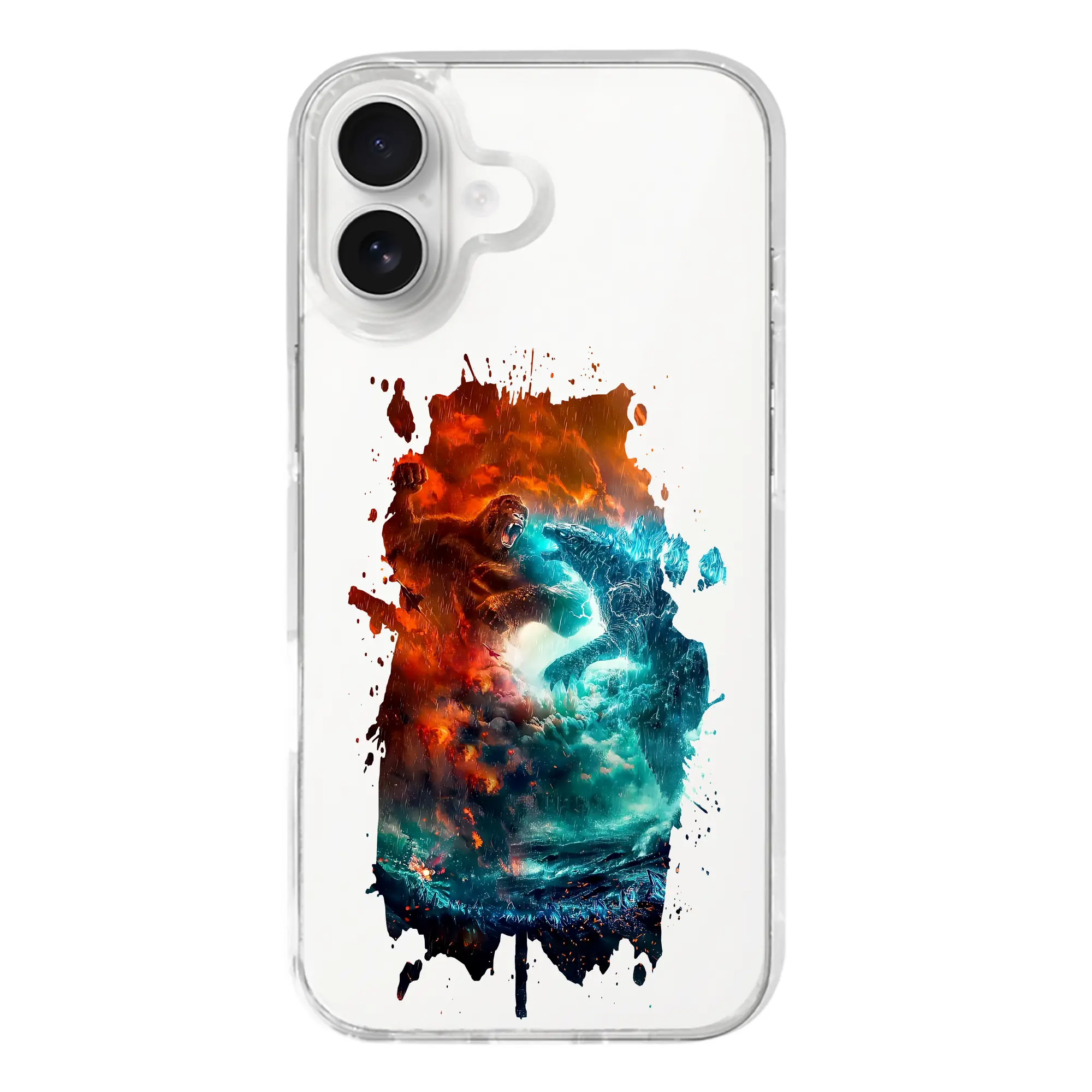 ゴジラ グッズ,ゴジラ - iPhone 17シリーズ 透明スマホケース – 薄型・耐衝撃・精密フィット保護カバー